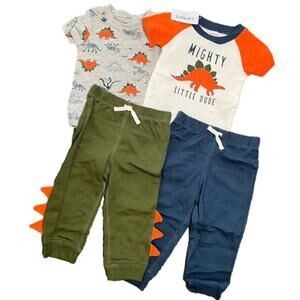 Carter's Baby Boy’s Dinosaur Dino 4 piece Set Size 18 Month’s NWT